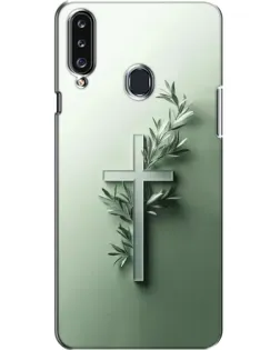 Чехол для Samsung Galaxy A20s (A207) с картинкой «Оливковая ветвь»
