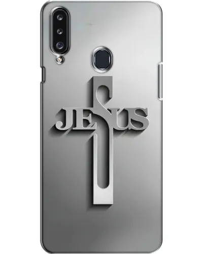 Чехол для Samsung Galaxy A20s (A207) с картинкой «Металлический крест Jesus» Чехол для Samsung Galaxy A20s (A207) с картинкой «Металлический крест Jesus»