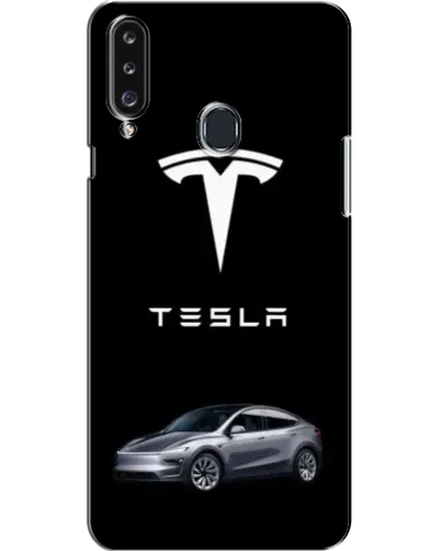 Чехол для Samsung Galaxy A20s (A207) с картинкой «Tesla Model Y»