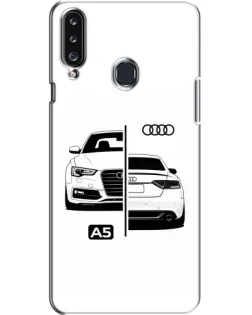 Чехол для Samsung Galaxy A20s (A207) с картинкой «Audi — контрастный дизайн» Чехол для Samsung Galaxy A20s (A207) с картинкой «Audi — контрастный дизайн»