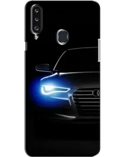 Чехол для Samsung Galaxy A20s (A207) с картинкой «Неоновый взгляд Audi» Чехол для Samsung Galaxy A20s (A207) с картинкой «Неоновый взгляд Audi»