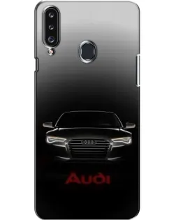 Чехол для Samsung Galaxy A20s (A207) с картинкой «Audi — градиентный контур» Чехол для Samsung Galaxy A20s (A207) с картинкой «Audi — градиентный контур»