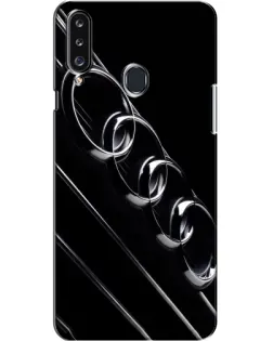 Чехол для Samsung Galaxy A20s (A207) с картинкой «Audi — абстрактные кольца» Чехол для Samsung Galaxy A20s (A207) с картинкой «Audi — абстрактные кольца»