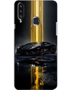 Чехол для Samsung Galaxy A20s (A207) с картинкой «Ночной Lamborghini драйв»