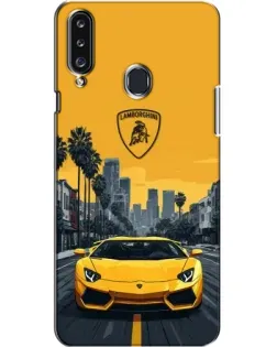 Чехол для Samsung Galaxy A20s (A207) с картинкой «Желтый Lamborghini город» Чехол для Samsung Galaxy A20s (A207) с картинкой «Желтый Lamborghini город»