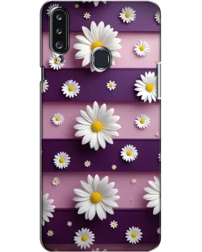 Чехол для Samsung Galaxy A20s (A207) с картинкой «Ромашки на фиолетовом» Чехол для Samsung Galaxy A20s (A207) с картинкой «Ромашки на фиолетовом»