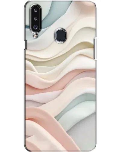 Чехол для Samsung Galaxy A20s (A207) с картинкой «Пастельные нежные волны»
