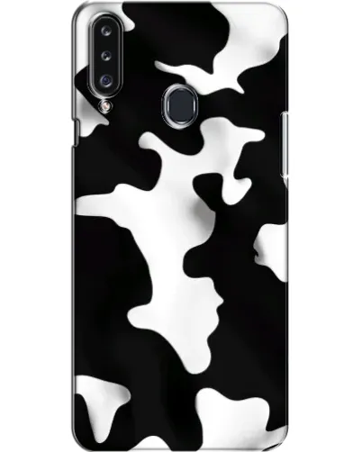Чехол для Samsung Galaxy A20s (A207) с картинкой «Черно-белое пятно»