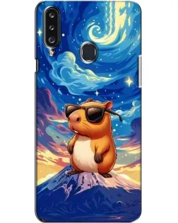 Чехол для Samsung Galaxy A20s (A207) с картинкой «Капибара Ван Гога»
