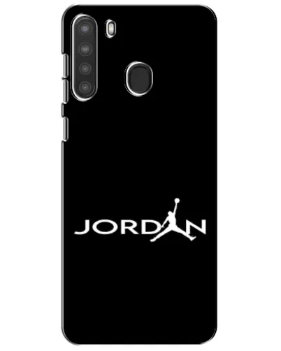 Чехол для Samsung Galaxy A21 (A215) с картинкой «Jordan White Logo» Чехол для Samsung Galaxy A21 (A215) с картинкой «Jordan White Logo»