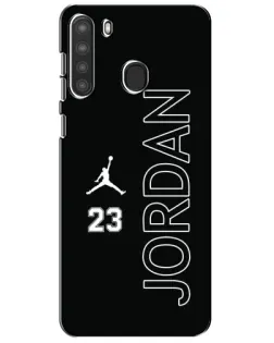 Чехол для Samsung Galaxy A21 (A215) с картинкой «Jordan Vertical»
