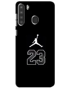 Чехол для Samsung Galaxy A21 (A215) с картинкой «Jordan Flight 23»