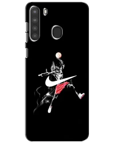Чехол для Samsung Galaxy A21 (A215) с картинкой «Jordan Jumpman» Чехол для Samsung Galaxy A21 (A215) с картинкой «Jordan Jumpman»