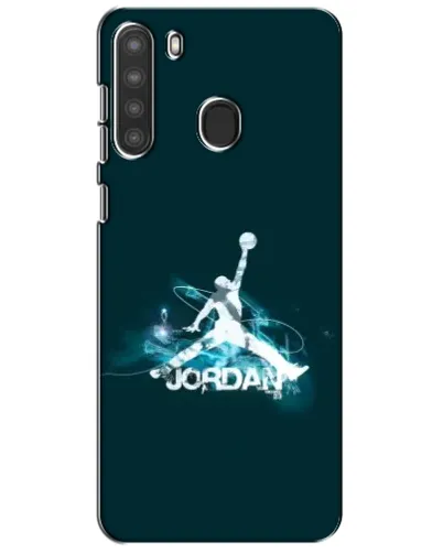 Чехол для Samsung Galaxy A21 (A215) с картинкой «Jordan Blue Fire» Чехол для Samsung Galaxy A21 (A215) с картинкой «Jordan Blue Fire»