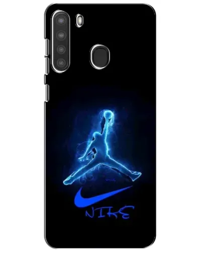 Чехол для Samsung Galaxy A21 (A215) с картинкой «Jordan Neon Blue» Чехол для Samsung Galaxy A21 (A215) с картинкой «Jordan Neon Blue»