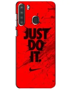 Чехол для Samsung Galaxy A21 (A215) с картинкой «Nike Just Do It»