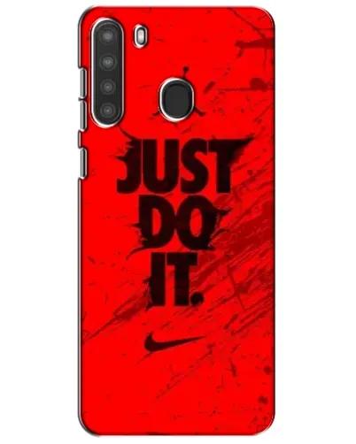 Чехол для Samsung Galaxy A21 (A215) с картинкой «Nike Just Do It» Чехол для Samsung Galaxy A21 (A215) с картинкой «Nike Just Do It»