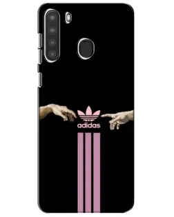 Чехол для Samsung Galaxy A21 (A215) с картинкой «Adidas Hands»