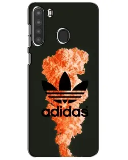 Чехол для Samsung Galaxy A21 (A215) с картинкой «Adidas Classic White»
