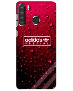 Чехол для Samsung Galaxy A21 (A215) с картинкой «Adidas Gold Marble»