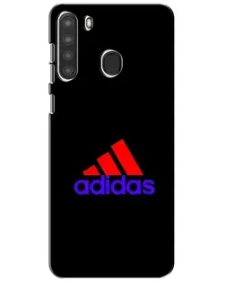 Чехол для Samsung Galaxy A21 (A215) с картинкой «Классический Adidas»