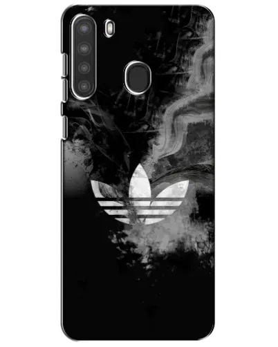 Чехол для Samsung Galaxy A21 (A215) с картинкой «Абстрактный дым Adidas» Чехол для Samsung Galaxy A21 (A215) с картинкой «Абстрактный дым Adidas»