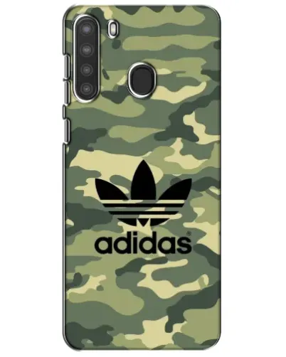 Чехол для Samsung Galaxy A21 (A215) с картинкой «Милитари стиль Adidas» Чехол для Samsung Galaxy A21 (A215) с картинкой «Милитари стиль Adidas»