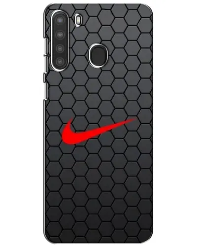 Чехол для Samsung Galaxy A21 (A215) с картинкой «Nike — карбоновая сетка» Чехол для Samsung Galaxy A21 (A215) с картинкой «Nike — карбоновая сетка»