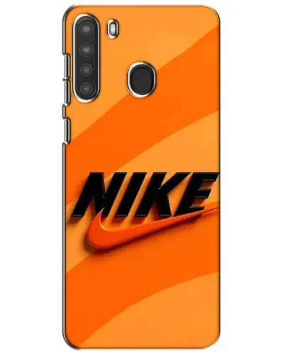 Чехол для Samsung Galaxy A21 (A215) с картинкой «Оранжевый драйв Nike» Чехол для Samsung Galaxy A21 (A215) с картинкой «Оранжевый драйв Nike»