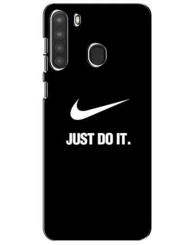 Чехол для Samsung Galaxy A21 (A215) с картинкой «Классический принт Nike» Чехол для Samsung Galaxy A21 (A215) с картинкой «Классический принт Nike»