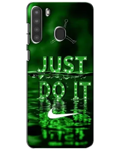 Чехол для Samsung Galaxy A21 (A215) с картинкой «Зеленый неоновый Nike» Чехол для Samsung Galaxy A21 (A215) с картинкой «Зеленый неоновый Nike»