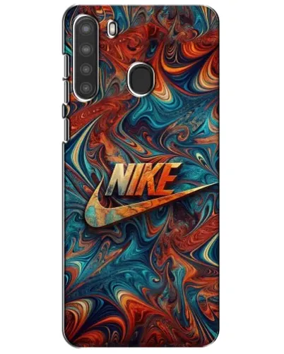 Чехол для Samsung Galaxy A21 (A215) с картинкой «Nike в абстракции» Чехол для Samsung Galaxy A21 (A215) с картинкой «Nike в абстракции»