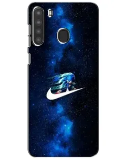 Чехол для Samsung Galaxy A21 (A215) с картинкой «Звездный путь Nike»
