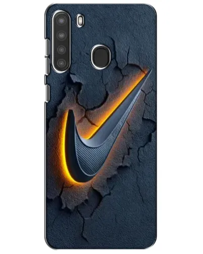 Чехол для Samsung Galaxy A21 (A215) с картинкой «Объемный логотип Найк» Чехол для Samsung Galaxy A21 (A215) с картинкой «Объемный логотип Найк»