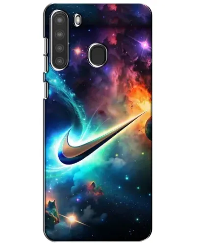 Чехол для Samsung Galaxy A21 (A215) с картинкой «Космический Nike Swoosh» Чехол для Samsung Galaxy A21 (A215) с картинкой «Космический Nike Swoosh»