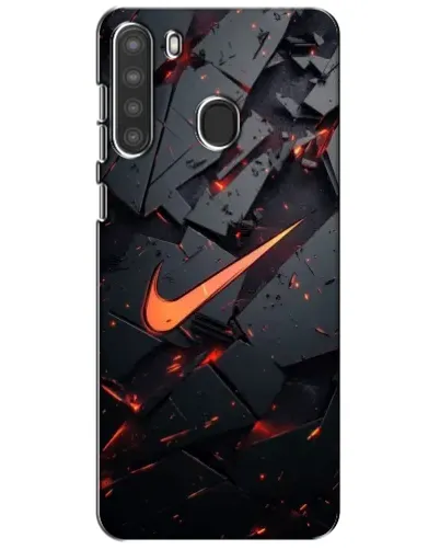 Чехол для Samsung Galaxy A21 (A215) с картинкой «Nike — эффект разломов» Чехол для Samsung Galaxy A21 (A215) с картинкой «Nike — эффект разломов»