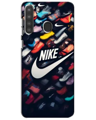 Чехол для Samsung Galaxy A21 (A215) с картинкой «Коллекция кроссовок Nike» Чехол для Samsung Galaxy A21 (A215) с картинкой «Коллекция кроссовок Nike»