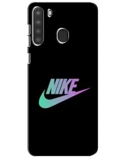 Чехол для Samsung Galaxy A21 (A215) с картинкой «Nike — городская ночь»