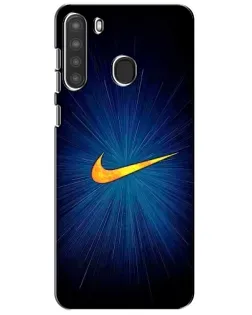 Чохол для Samsung Galaxy A21 (A215) з картинкою «Синій пульс Nike»