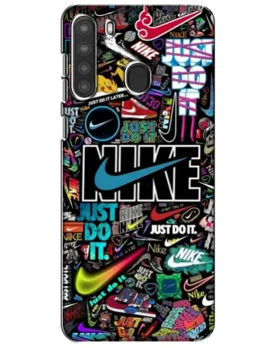 Чехол для Samsung Galaxy A21 (A215) с картинкой «Яркий коллаж Nike» Чехол для Samsung Galaxy A21 (A215) с картинкой «Яркий коллаж Nike»
