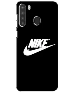 Чохол для Samsung Galaxy A21 (A215) з картинкою «Мазки фарби Nike»