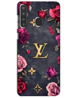 Чехол для Samsung Galaxy A21 (A215) с картинкой «Цветочный Louis Vuitton»