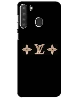 Чехол для Samsung Galaxy A21 (A215) с картинкой «Louis Vuitton — минимализм»