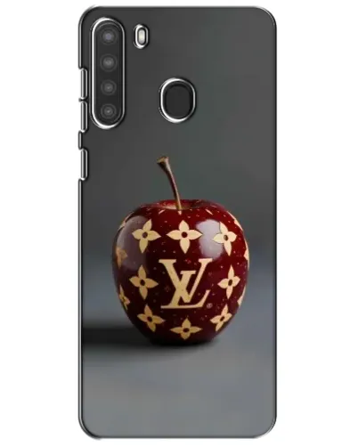 Чехол для Samsung Galaxy A21 (A215) с картинкой «Красное яблоко LV»