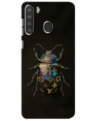 Чехол для Samsung Galaxy A21 (A215) с картинкой «LV — мраморный принт»