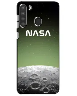 Чехол для Samsung Galaxy A21 (A215) с картинкой «NASA — лунный градиент»