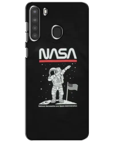 Чехол для Samsung Galaxy A21 (A215) с картинкой «NASA — шагаем по Луне» Чехол для Samsung Galaxy A21 (A215) с картинкой «NASA — шагаем по Луне»