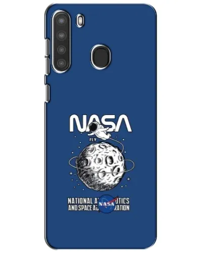 Чехол для Samsung Galaxy A21 (A215) с картинкой «NASA — лунная миссия» Чехол для Samsung Galaxy A21 (A215) с картинкой «NASA — лунная миссия»