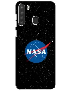 Чехол для Samsung Galaxy A21 (A215) с картинкой «NASA — звездное небо»