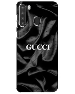 Чехол для Samsung Galaxy A21 (A215) с картинкой «Gucci — шелковые волны» Чехол для Samsung Galaxy A21 (A215) с картинкой «Gucci — шелковые волны»